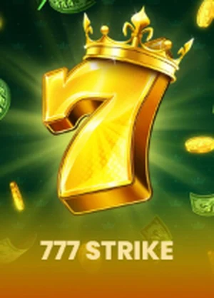 TrueWin online casino 777 Strike slot game card poster by Red Tiger