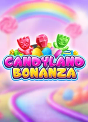 TrueWin online casino Candyland Bonanza slot game card poster by Pragmatic Play
