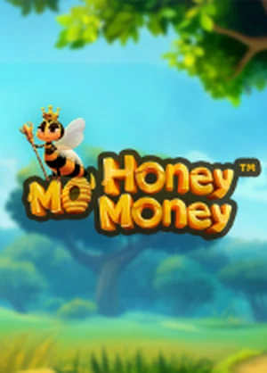 TrueWin online casino Honey Money slot game card poster by Spinomenal