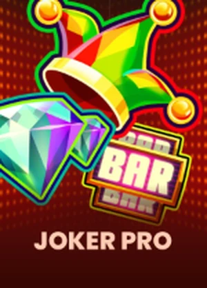 TrueWin online casino Joker Pro slot game card poster by NetEnt