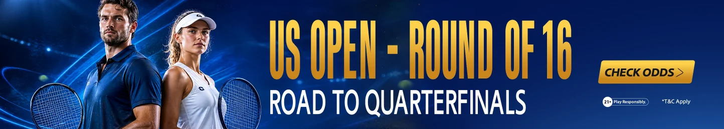 TrueWin Sportsbook - US Open Round of 16 Road to Quarterfinals Tennis Betting
